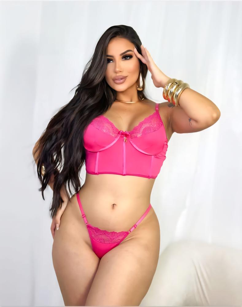 Conjunto Vick Corset M Pink Conjunto Vick Corset M Pink