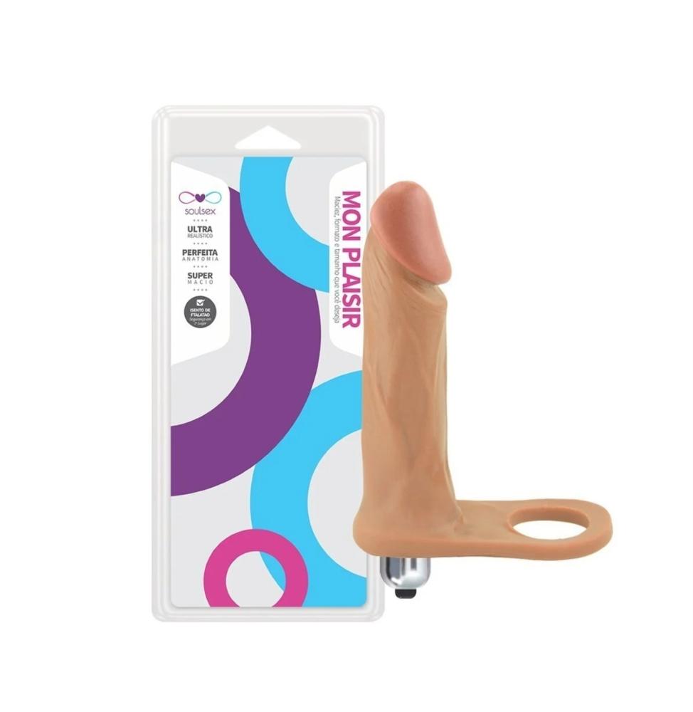 Anel Companheiro Com Vibro Amigão 16 X 3Cm Soulsex Anel Companheiro Com Vibro Amigão 16 X 3Cm Soulsex