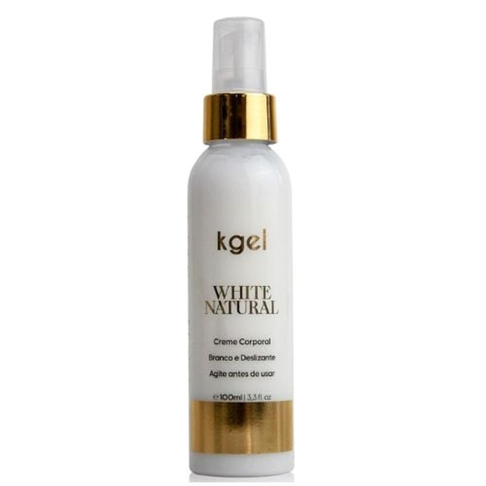 White Natural Creme Corporal Deslizante 100Ml Kgel White Natural Creme Corporal Deslizante 100Ml Kgel