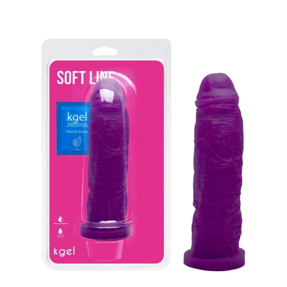 Pênis Roxo De Borracha Maciço Colors 20,5 X 5Cm Kgel Pênis Roxo De Borracha Maciço Colors 20,5 X 5Cm Kgel