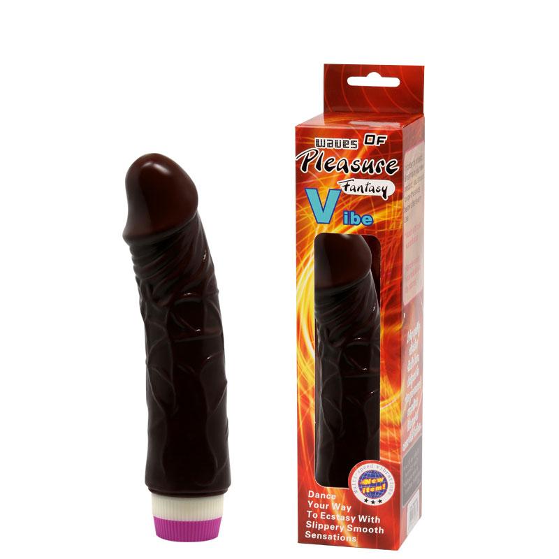 Pênis Realístico Multivelocidade Chocolate – WAVES OF PLEASURE FANTASY Pênis Realístico Multivelocidade Chocolate – WAVES OF PLEASURE FANTASY