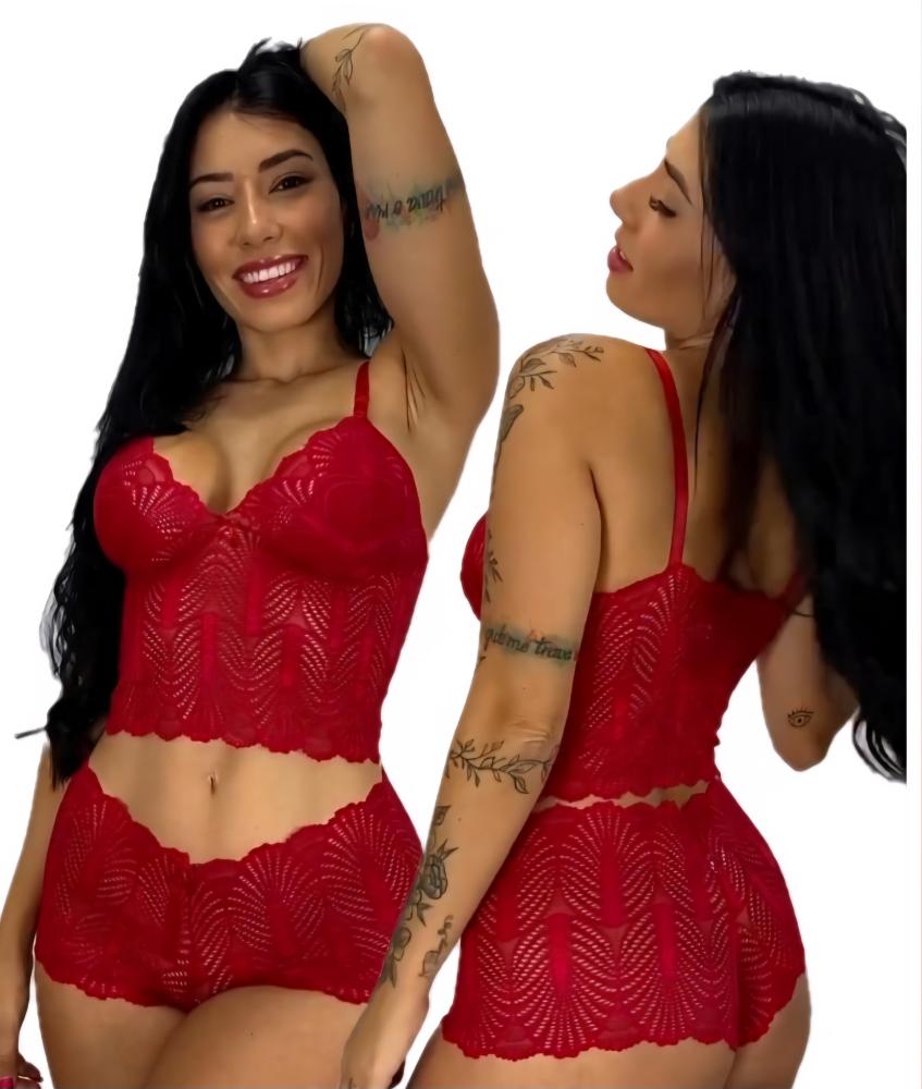 Conunto Brenda P Vermelho Conunto Brenda P Vermelho