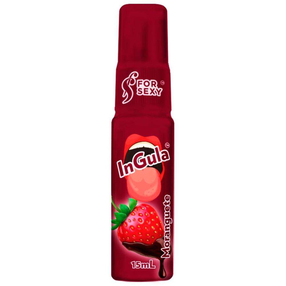 Ingula Moranguete Comestível Dessensibilizante 15Ml Forsexy Ingula Moranguete Comestível Dessensibilizante 15Ml Forsexy