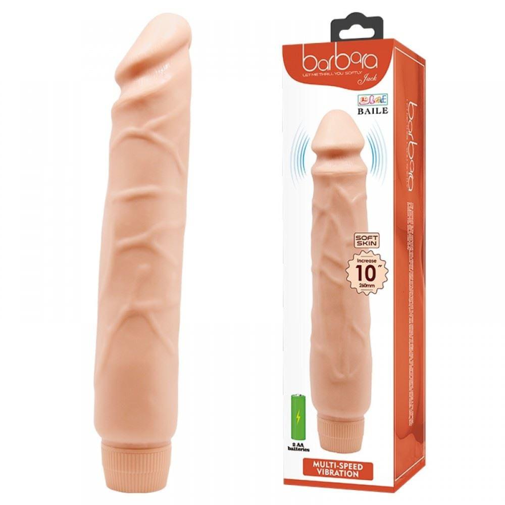 Prótese Realística Jack Com Vibrador Interno 25,5 X 4,9Cm Prótese Realística Jack Com Vibrador Interno 25,5 X 4,9Cm