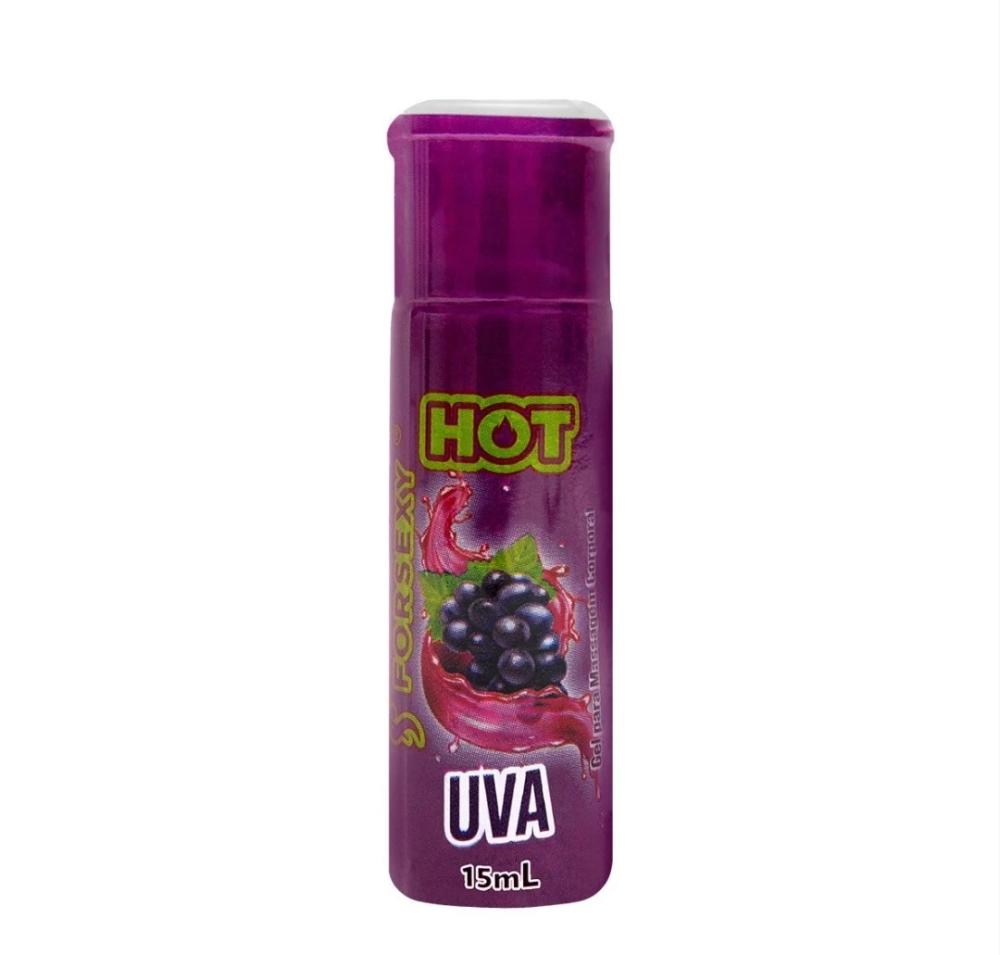 Gel Hot Comestível Uva 15Ml For Sexy Gel Hot Comestível Uva 15Ml For Sexy