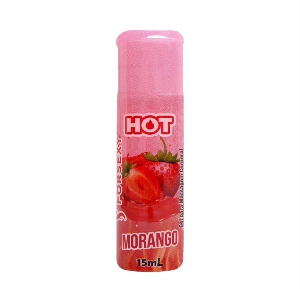 Gel Hot Comestível Morango 15Ml For Sexy Gel Hot Comestível Morango 15Ml For Sexy