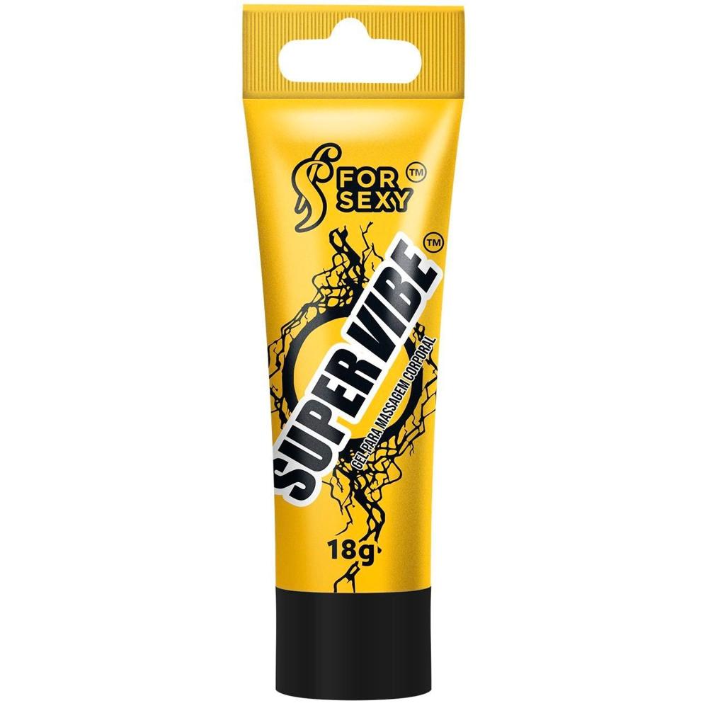 Super Vibe Gel Bisnaga Vibrador Líquido 18G Forsexy Super Vibe Gel Bisnaga Vibrador Líquido 18G Forsexy