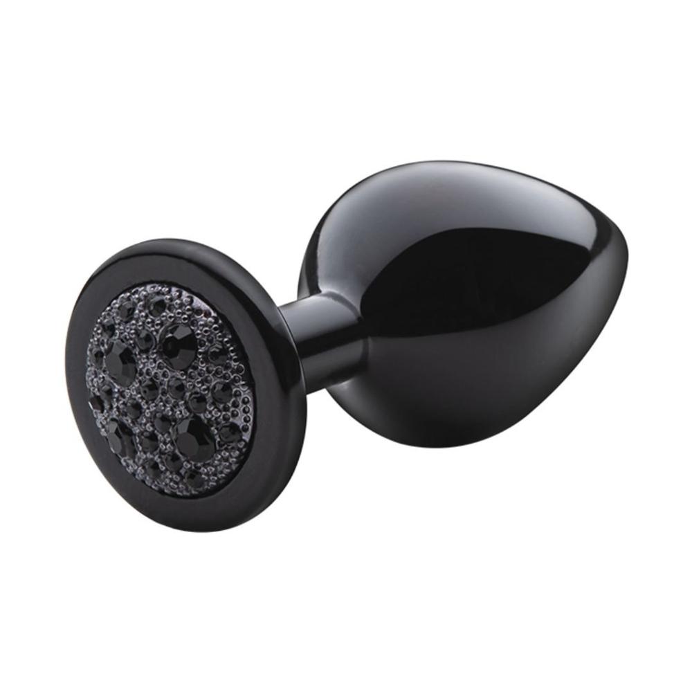 Plug Anal Com Pedra Cravejada Preto M Linha Lite Sexy Fantasy Plug Anal Com Pedra Cravejada Preto M Linha Lite Sexy Fantasy