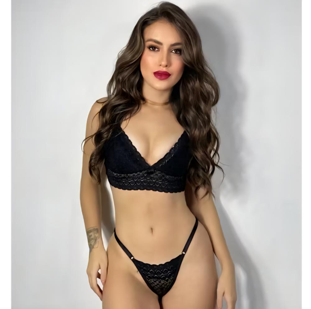 Conjunto Amanda M Preto Conjunto Amanda M Preto